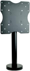 img 4 attached to 🖥️ Secure Desktop Mount by Master Mounts 3522 - Swivel, Screw-Down, Fits Most TVs up to 50" VESA 100x100 200x200 (Black)