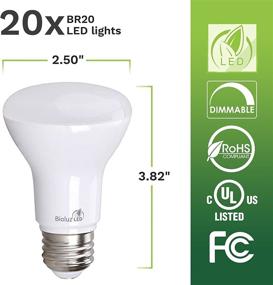 img 2 attached to 💡 Bioluz LED Dimmable Replacement Floodlight for Industrial Electrical Lighting Components