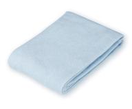 👶 high quality blue cotton terry flat fitted changing pad cover by american baby company for ultimate comfort and protection logo