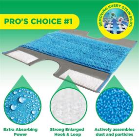 img 2 attached to 🧹 Efficient Cleaning with Reusable Mop Pads Compatible Swiffer Sweeper Mop (2-Pack)
