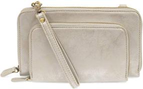 img 4 attached to Chic & Versatile: Joy Susan Convertible Wristlet Chambray - Women's Handbags, Wallets, and Wristlets