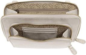 img 3 attached to Chic & Versatile: Joy Susan Convertible Wristlet Chambray - Women's Handbags, Wallets, and Wristlets
