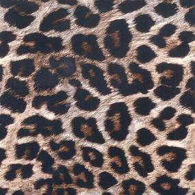 img 1 attached to 🐆 XhuangTech Leopard Pattern Car Body Vinyl Wrap Stickers Film Sheet DIY Sticker Films, Iron on Heat Transfer Vinyl (30" x 60")