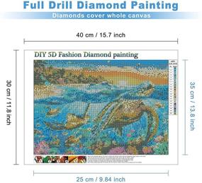 img 3 attached to Diamond Painting Rhinestone Embroidery Pictures Crafting for Mosaic Making