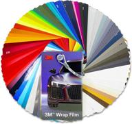 🎨 eye-catching 3m wrap film series 2080 swatch sample book: unleash your creativity! logo