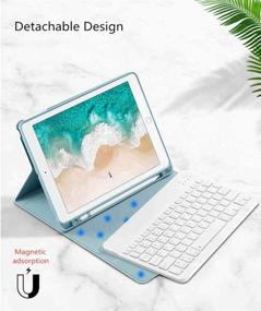 img 1 attached to 💻 Wireless Bluetooth Keyboard: Detachable Tablet Accessory with Advanced Generation Technology