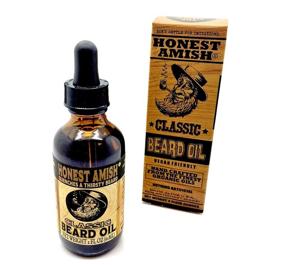 img 1 attached to Honest Amish Classic Beard Oil: 2-Ounce Bottle for Nurturing Your Beard