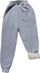 img 2 attached to 👖 AMEBELLE Winter Elastic Boys' Sweatpants 0339 in Black02 – Optimized for SEO