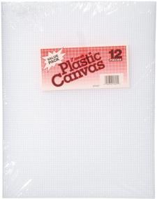 img 1 attached to Darice Plastic Canvas Clear 36 Pack