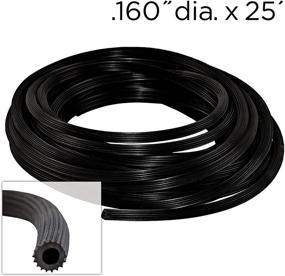 img 3 attached to Enhanced Durability with ADFORS Spline 160 25 🪟 Black: Perfect for Your Window and Door Screen Repairs