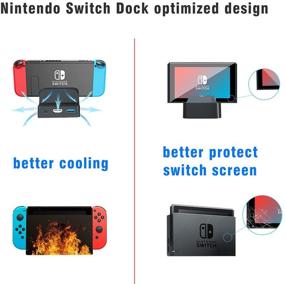 img 2 attached to Portable Nintendo Switch Dock with 4K HDMI & USB Ports - Travel-friendly Charging & Replacement Docking Station for Nintendo Switch