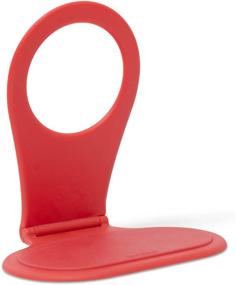 img 3 attached to 📱 Red Stylish Minimalist Charging Shelf - Bobino Phone Holder