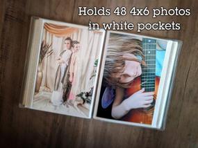 img 1 attached to 📷 4x6 Photo Album Pack of 6 - Compact & Colorful Albums for Holding up to 288 Photos