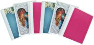 📷 4x6 photo album pack of 6 - compact & colorful albums for holding up to 288 photos logo