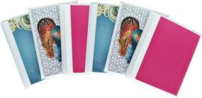 img 4 attached to 📷 4x6 Photo Album Pack of 6 - Compact & Colorful Albums for Holding up to 288 Photos
