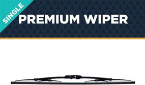 img 2 attached to 🚗 AutoTex M5 Premium Automotive Wiper Blade - Universal Replacement Windshield Wipers - Aerodynamic Steel Frame - All-Weather - Single Blade (10-inch)