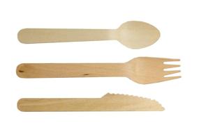 img 2 attached to 🍃 Environmentally-Friendly Picnic Cutlery Set: Perfect Stix Green Picnic 36-Piece Compostable Knife, Fork, and Spoon Kit