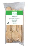 🍃 environmentally-friendly picnic cutlery set: perfect stix green picnic 36-piece compostable knife, fork, and spoon kit logo