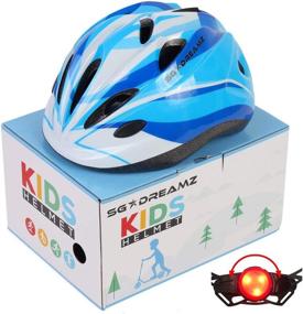 img 4 attached to 🚴 Adjustable Kids Helmet for Toddlers to Youth (Ages 3-7) - Perfect Gift Packaging - Multi-Sport Design with LED Safety Light