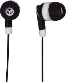 img 2 attached to 🎧 JustJamz Dot Headphones Black Basic In-Ear Earbud Headphones 3.5MM for Apple Android Laptop PC Mac - Ideal for Students, Kids, Classroom (Pack of 10)