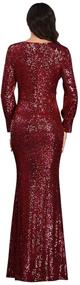 img 3 attached to Burgundy Beauty Emily Sleeve Bridesmaid Evening Girls' Dresses for Clothing