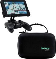 🎮 enhance your nintendo switch experience with fixture s1 bundle: the original mount plus carrying case for the nintendo switch & pro controller logo