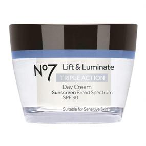 img 1 attached to 🌞 No7 Lift & Luminate Triple Action Day Cream SPF30 50ml: Defy Aging with Sun Protection