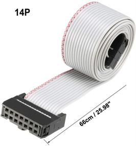 img 3 attached to Uxcell Flexible Ribbon Jumper 2 54Mm Industrial Electrical for Wiring & Connecting