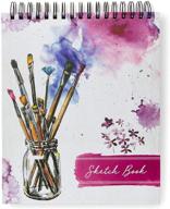 🎨 tri-coastal design sketch book: personalized sketchbook for artists: sketching, drawing and creative doodling. notebook and journal for drawing and creative expression (includes paint brushes) logo