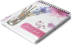 img 1 attached to 🎨 Tri-Coastal Design Sketch Book: Personalized Sketchbook for Artists: Sketching, Drawing and Creative Doodling. Notebook and Journal for Drawing and Creative Expression (Includes Paint Brushes)