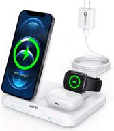 🔌 convenient 3-in-1 wireless charging station for iwatch, airpods, and iphone - compatible with iphone 12/11/x/xs/xr/8, galaxy s20/note 10/s10 logo