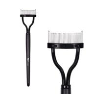 👁️ ducare eyelash comb eyebrow brush: precision mascara applicator with arc designed definer and comb cover for perfectly separated lashes and defined brows logo