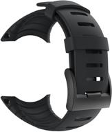 📱 suunto core replacement watch band - patrohoo rubber strap for suunto core ss014993000 logo