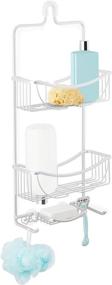 img 3 attached to 🛁 Organize Your Bathroom in Style with Better Living Products 13632 VENUS 3-Tier Shower Caddy in Grey