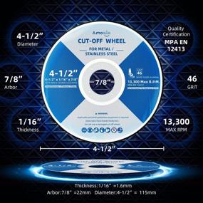 img 3 attached to Amoolo Grinder Cutting Wheels Stainless