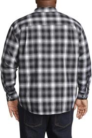 img 1 attached to 👕 Stylish and Comfortable: Amazon Essentials Men's Long Sleeve Plaid Flannel Shirts