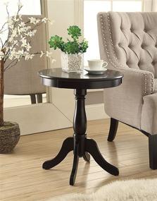 img 1 attached to 🔲 ACME Alger Side Table - Black