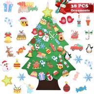 🎄 festive felt christmas tree decorations: tobehigher brings joyful holiday spirit! logo