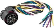 🔌 curt 56229 replacement uscar connector wiring harness: 24-inch length, 7 pin trailer wiring, black - enhanced performance and durability logo