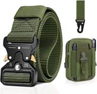 🔒 ultimate tactical bestkee buckle: military-grade quick release men's accessories and belts logo