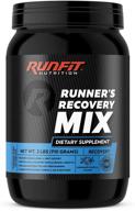 runner's recovery mix: protein, carbs, electrolytes & more for fast muscle, bone & joint recovery - cinnamon vanilla flavor - 2 lbs logo