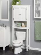 🛁 zenna home white custom suite over-the-toilet spacesaver: organize and maximize your bathroom space logo