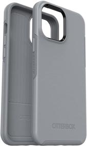 img 4 attached to Resilience Grey - OtterBox Symmetry Series Case for iPhone 13 Pro Max & iPhone 12 Pro Max