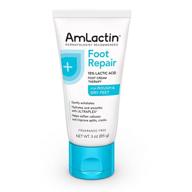 👣 amlactin foot repair cream therapy - 3 oz tube, foot cream for dry and cracked heels logo