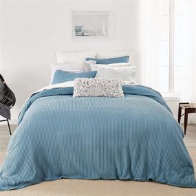 img 3 attached to 🛏️ Splendid Home Topanga Comforter Set, Twin Size, in Teal