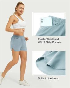 img 2 attached to 🩳 Stelle Women’s Quick-Dry Running Shorts with Pockets - 3”/4”/7” Length, Perfect for Gym and Athletic Activities