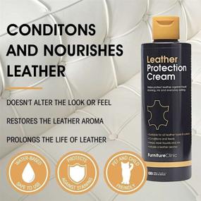 img 3 attached to 🛋️ Furniture Clinic Leather Protection Cream: Ultimate Care and Conditioning for Car Seats, Furniture, Shoes & More (250ml)