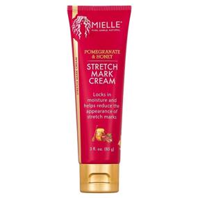 img 1 attached to 🍯 Pomegranate & Honey Stretch Mark Cream by Mielle Organics: Long-lasting 3 Ounce Formula for Effective Results