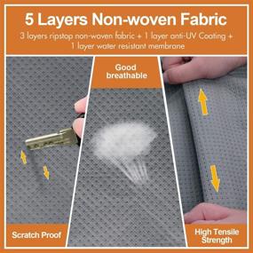 img 1 attached to Leader Accessories Diameter Non Woven Protectors Exterior Accessories