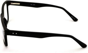 img 3 attached to 👓 Superior Wide-Fit Rectangle Reading Glasses for Men – Optimal Optical Quality and Premium Design